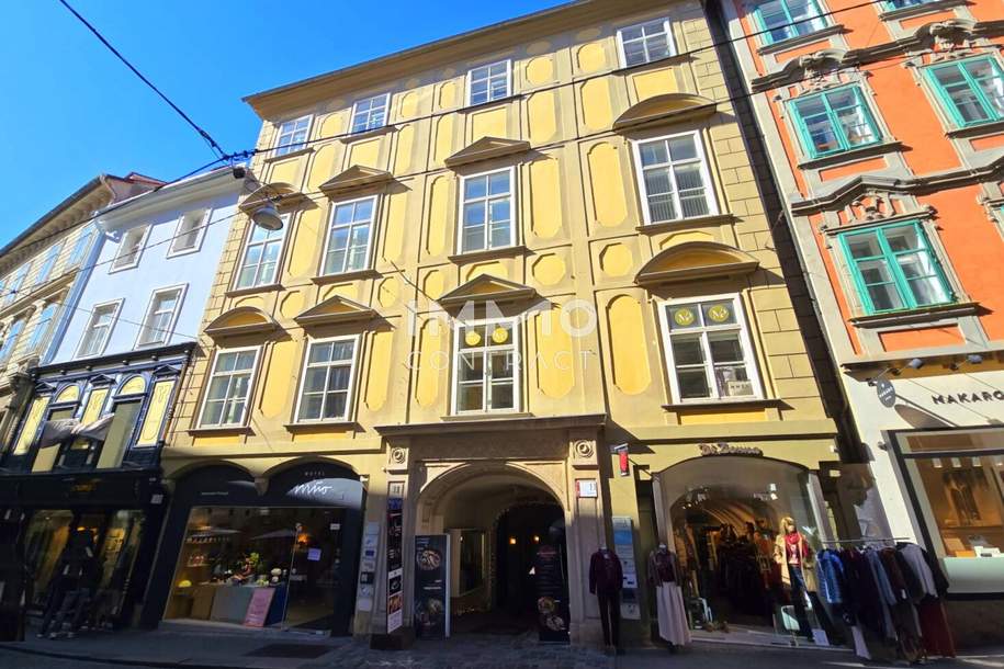Zentrale INNENSTADTLAGE: 2 Zimmer-Wohnung - Sporgasse 11 - Top 17, Wohnung-miete, 747,73,€, 8010 Graz(Stadt)