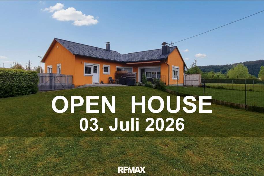 Flexibler Bungalow mit zwei Wohneinheiten auf großzügigem Grundstück - Ideal für Kapitalanleger, Mehrgenerationenwohnen oder Eigennutzer mit zusätzlicher Mieteinnahme, Haus-kauf, 460.000,€, 5230 Braunau am Inn