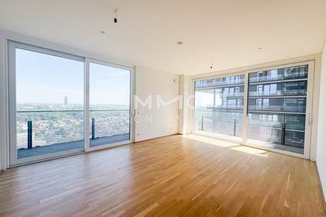 Pool, Concierge, BBQ Area, Concierge, Park uvm. Geräumig Wohnen mit Rundumblick 19. Stock, Wohnung-miete, 1.592,29,€, 1030 Wien 3., Landstraße