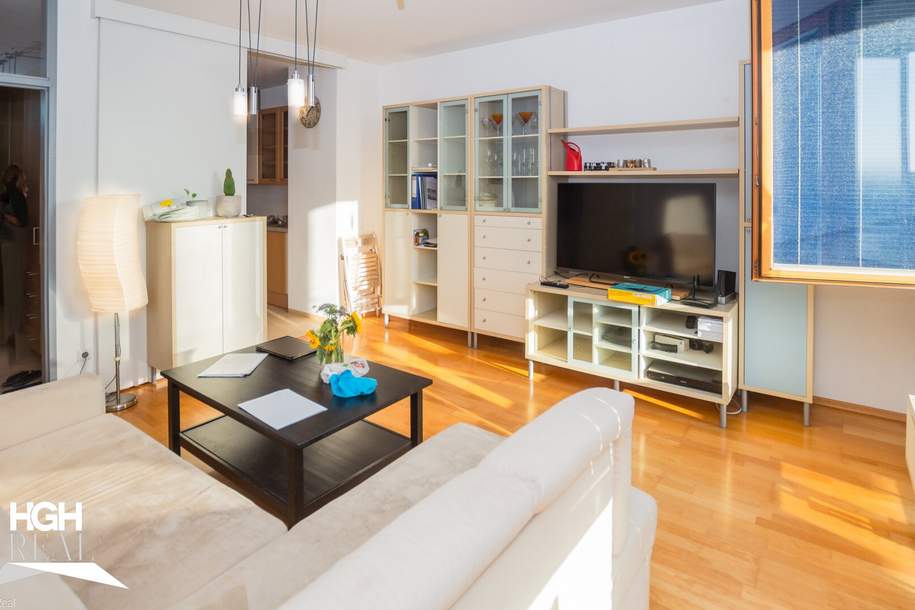 1220 Wien Helle, ruhige 3-Zimmer Wohnung mit sonniger Loggia im 3. Liftstock mit Grünblick, Wohnung-miete, 1.350,00,€, 1220 Wien 22., Donaustadt