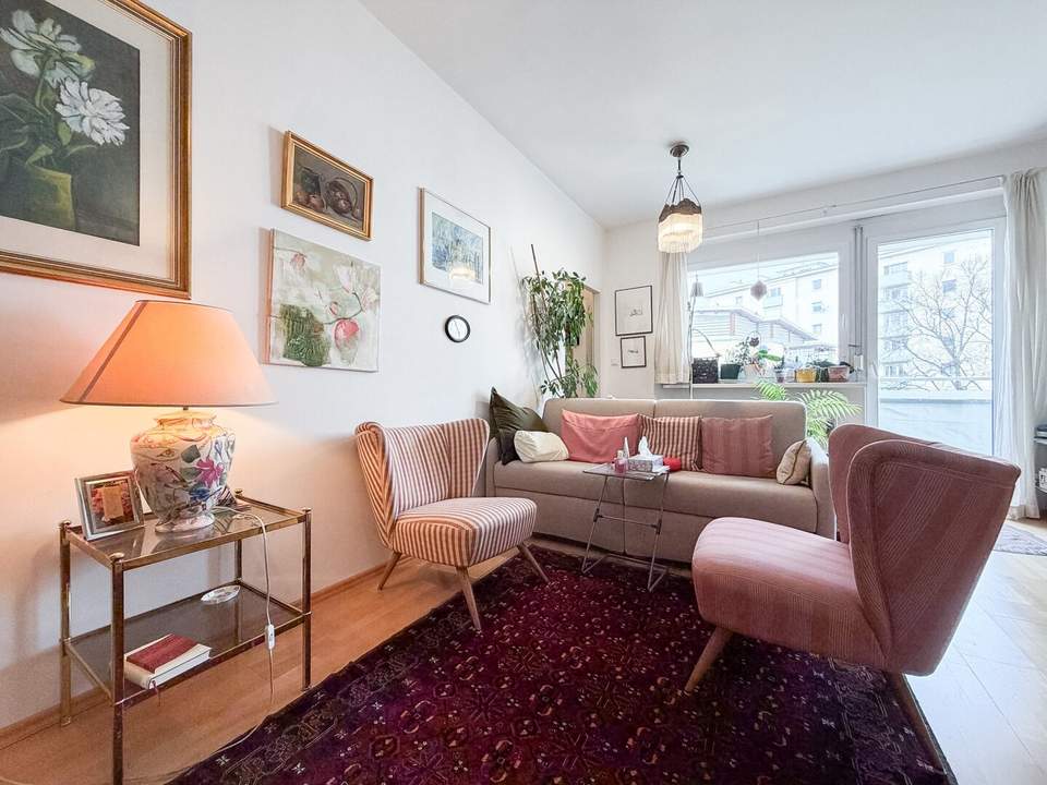 Helle 3-Zimmer-Wohnung mit Loggia in Geidorf