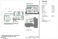 3 Zimmer Erstbezugwohnung mit Balkon! Pool im Gemeinschaftsgarten!
