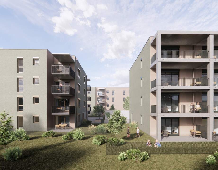 ERSTBEZUG "ein viertel grün" in Wr. Neustadt - 4 Zimmer Familientraum mit Balkon