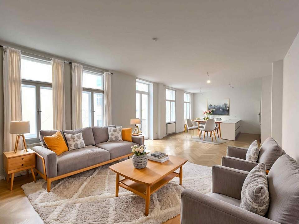 1030! Sehr schöne 3-Zimmer Altbauwohnung mit W/Balkon nahe Arenbergpark!