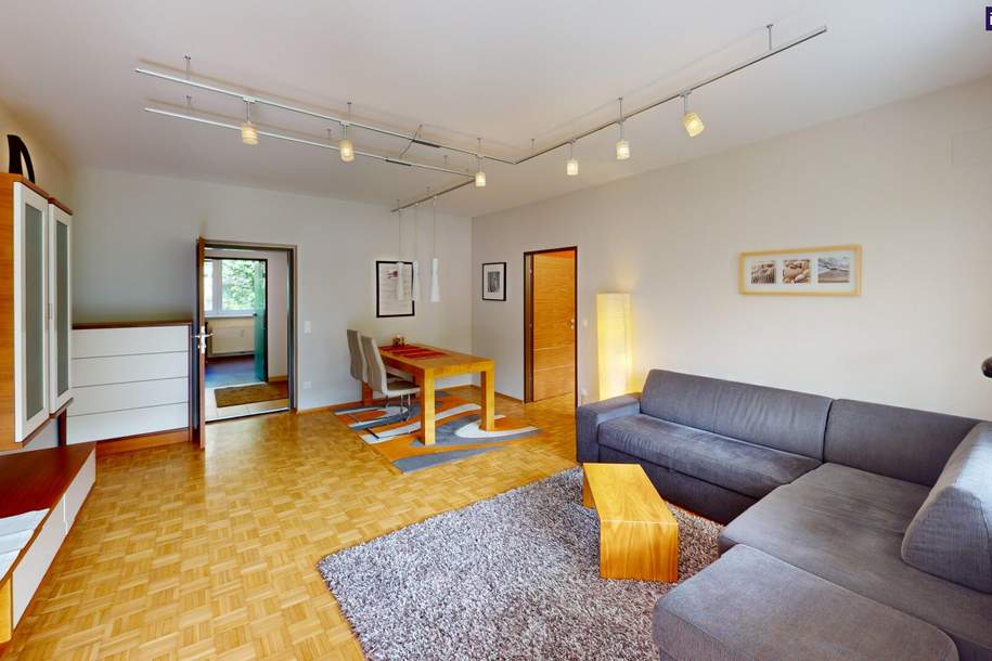 Wohnen mit Wohlfühlfaktor – Grünblick, Ruhe und kurze Wege zum LKH, Wohnung-miete, 1.300,00,€, 8010 Graz(Stadt)