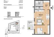 AKTION 1 MONAT MIETZINSFREI! URBAN LIVING - Gut geschnittene 2-Zimmer-Wohnung mit gemütlicher Freifläche!