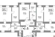 HOFRUHELAGE mit GRÜNBLICK | Gesamte Etage | 3 sanierungsbedürftige Einheiten | Ideale Familienwohnung | 3x Balkon-Option (ges. ca. 26 m² baubewilligt) | Nähe Einsiedlerpark, U4, künftig U2