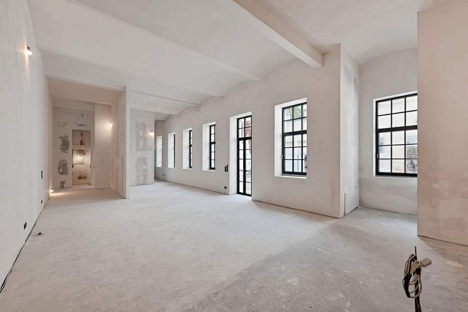 Außergewöhnliche Wohnung mit Loft-Charakter in Toplage!, Gewerbeobjekt-kauf, 690.000,€, 1050 Wien 5., Margareten