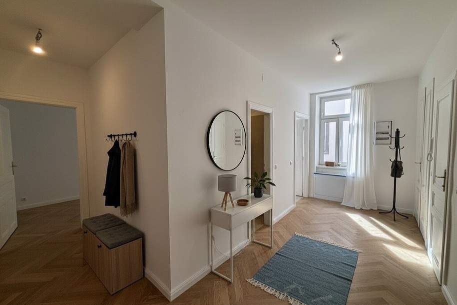 1020! ERSTBEZUG NACH GENERALSANIERUNG! Schöne 3-Zimmer Altbauwohnung Nähe Prater! Balkon möglich!, Wohnung-kauf, 569.000,€, 1020 Wien 2., Leopoldstadt