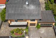 Bungalow mit traumhafter Grünoase, Werkstatt und Wellnessbereich - Wohnen, Entspannen und Genießen in bester Grünruhelage!