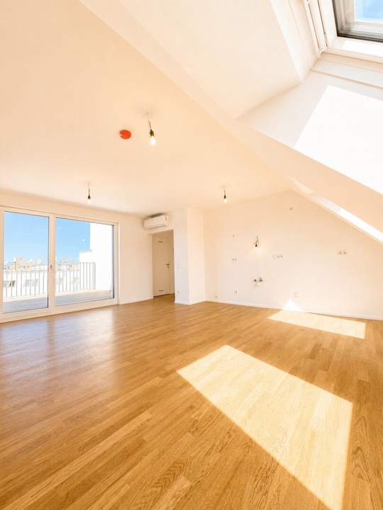 Exklusives Penthouse mit Terrasse in Toplage – moderner Erstbezug nahe Augarten!