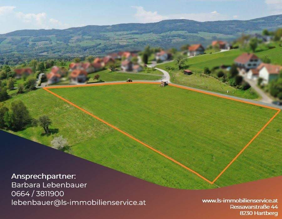 Wohnen am Pöllauberg! Bauplätze in bester Lage mit Aussicht und Lebensqualität!