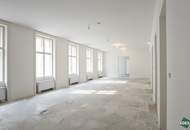 Erstbezug nach Sanierung – Repräsentatives Altbau-Büro nahe Rathaus mit Terrasse