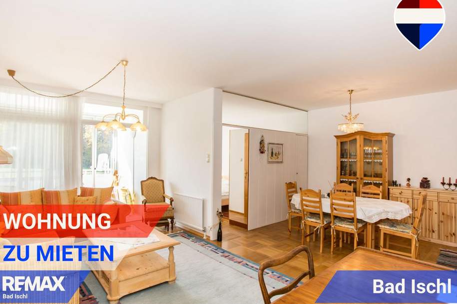 ZU MIETEN! Lichtdurchflutete 2-Zimmer-Wohnung mit verglaster Loggia und Bergblick in Bad Ischl, Wohnung-miete, 766,00,€, 4820 Gmunden