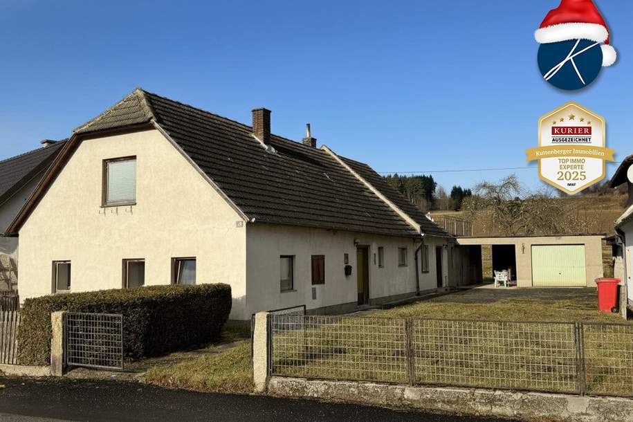 Sanierungsbedürftiges Landhaus mit großer GARTENFLÄCHE, Haus-kauf, 70.000,€, 3914 Zwettl