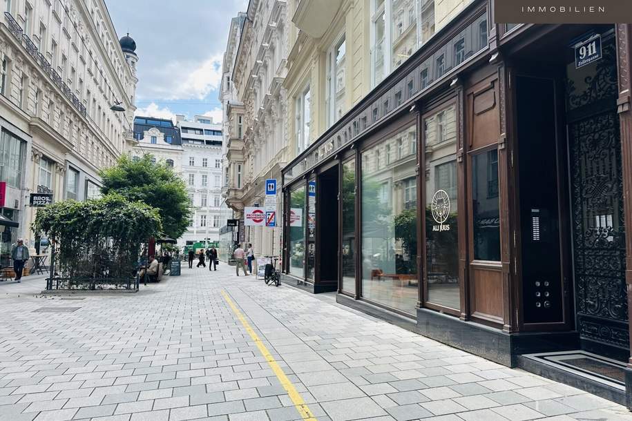 + + + Geschäftsfläche mit Außenbereich + + + Nähe MARIAHILFERSTRASSE + + +, Gewerbeobjekt-miete, 5.178,18,€, 1070 Wien 7., Neubau