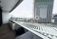 DANUBEFLATS: Attraktiv möbliertes Apartment mit tollem Balkon - Pool, Sauna, Gym, Lounges, Billa