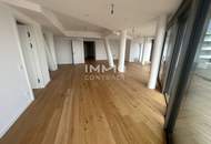 Großzügige 4 Zimmer Wohnung mit über 100 m² Balkon und Blick auf die Donau!