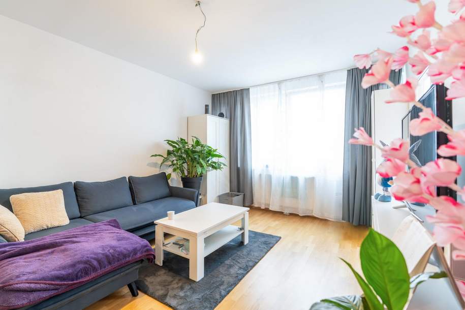 Grosszügige Einzimmer Wohnung Nähe Prager Strasse - saniert, praktischer Grundriss und gute Infrastruktur, Wohnung-miete, 664,67,€, 1210 Wien 21., Floridsdorf