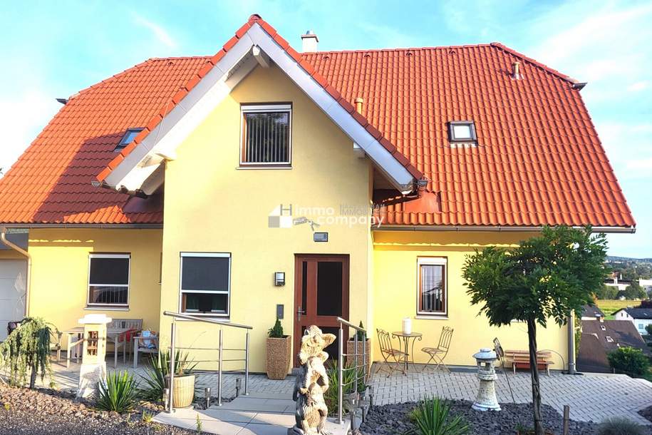 Leben und Arbeiten in Perfektion – Traumhaus mit Panoramablick in ruhiger Sackgassenlage, Haus-kauf, 520.000,€, 8344 Südoststeiermark