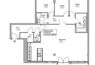 Familienwohnung: Schöne 4-Zimmer-Wohnung mit Balkon direkt an der Donau