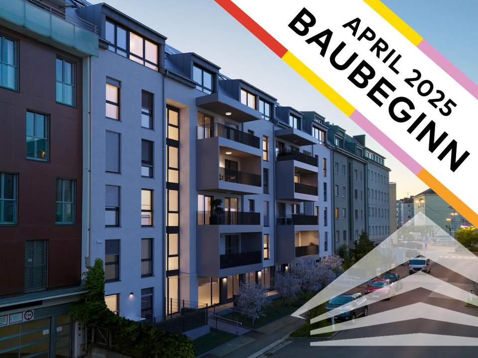 Baustart April 2025 - "PILLmein" - 2 Raumwohnung mit 10 m² Loggia (Top 2.4)