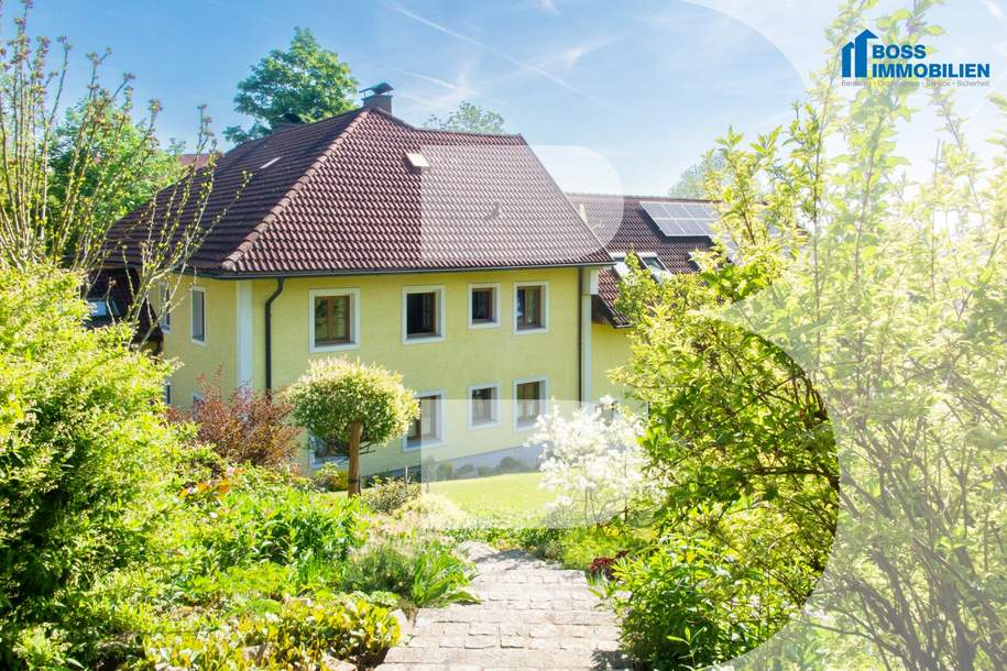 Landliebe | 3,4 ha Nutzgrund | 2 Wohneinheiten, Haus-kauf, 990.000,€, 4081 Eferding