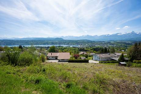 Logenplatz über Velden mit traumhaftem Wörthersee-Blick, Grund und Boden-kauf, 895.000,€, 9220 Villach Land