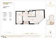 "DONAU PERLE" - Traumhafte 2-Zimmer-Wohnung mit Loggia und Grünblick in den Park!