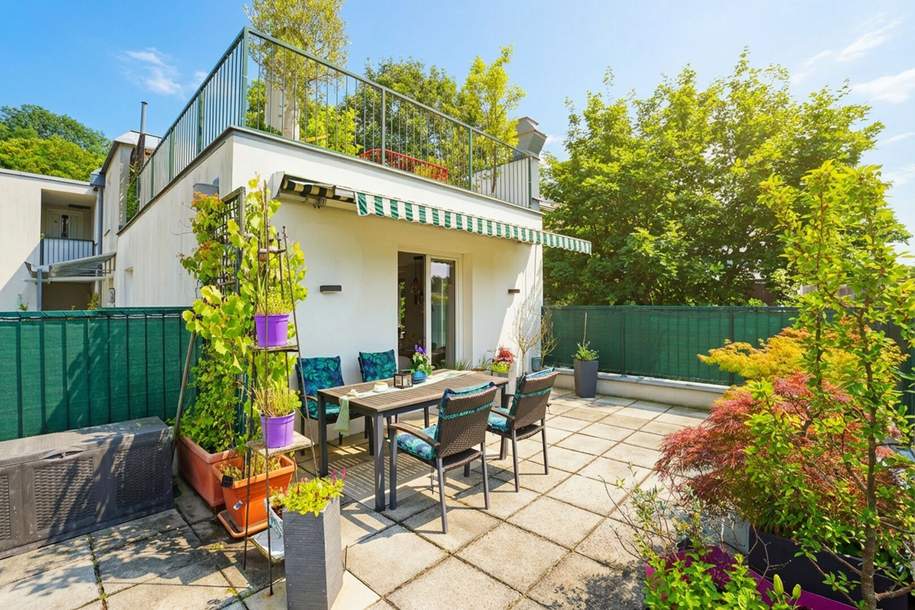 Schlossblick & Wienerwald: Stilvolle 2,5-Zimmer-Wohnung mit 38 m² Dachterrasse, Wohnung-kauf, 315.000,€, 1140 Wien 14., Penzing