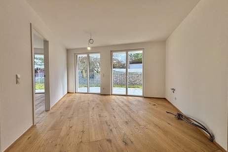 Gartenparadies mit direktem Zugang aus allen Räumen | ERSTBEZUG | einzigartige Architektur | Natur, Weinberge und Heurigen, Wohnung-kauf, 465.000,€, 1210 Wien 22., Donaustadt