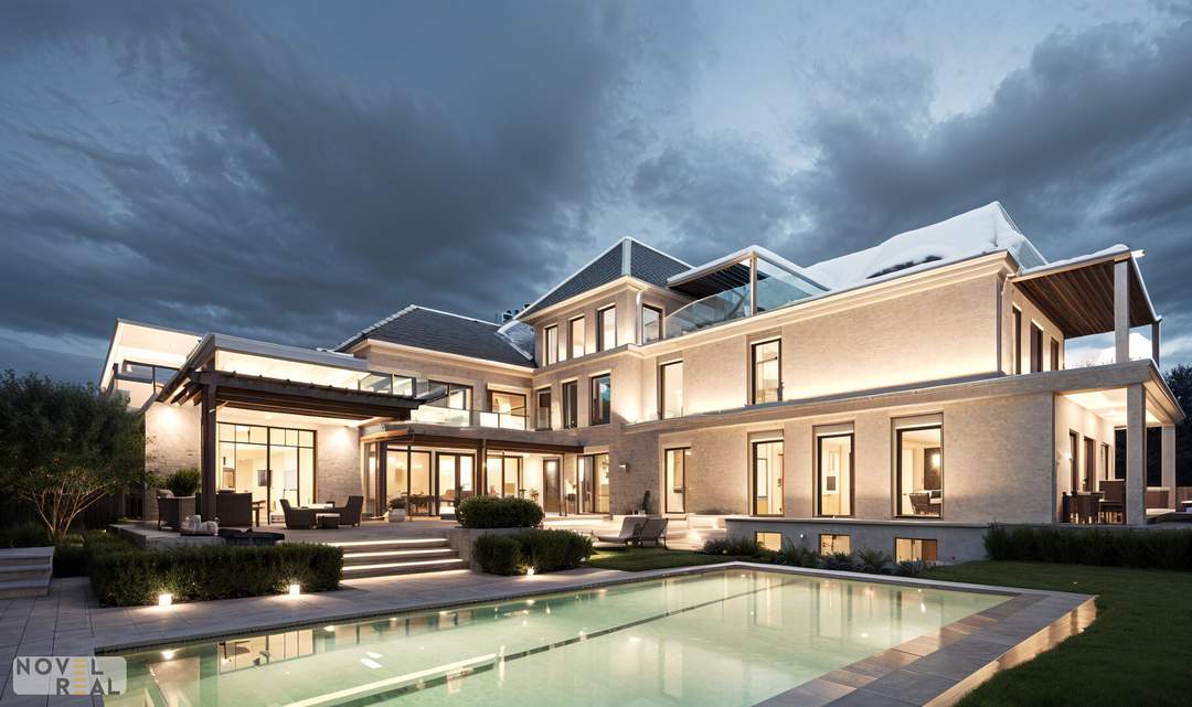 „Grand Suite“ – Wo Luxus auf Wohnträume trifft – mit eigenem Outdoorpool! Villa "Elida 9"- Luxus in Donau-Nobellage auf 2 Ebenen!