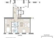 Hofruhelage: Helle 2 Zimmer-Altbauwohnung an der Ungargasse