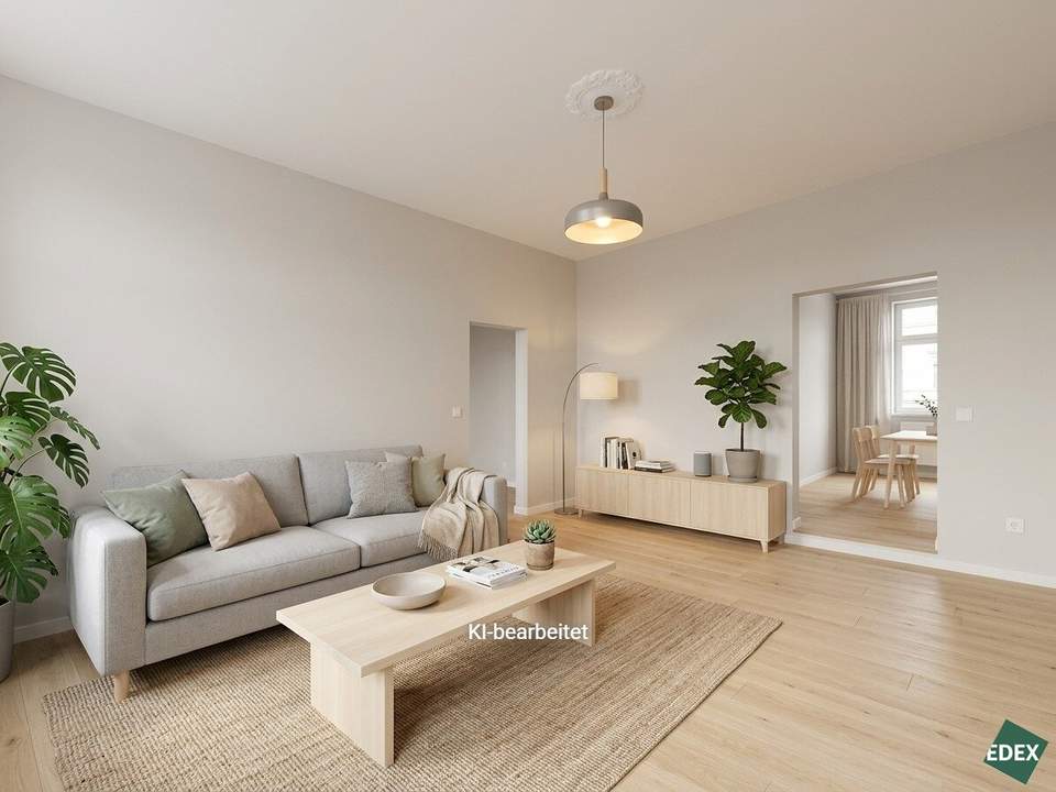 Anlegerobjekt nahe Augarten – 3-Zimmer-Altbau mit Entwicklungspotenzial