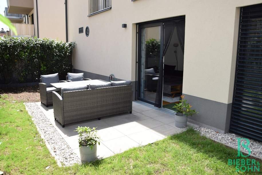 Garten - Terrasse - Sonnige, top Wohnung - Neubau!, Wohnung-miete, 1.099,00,€, 2103 Korneuburg