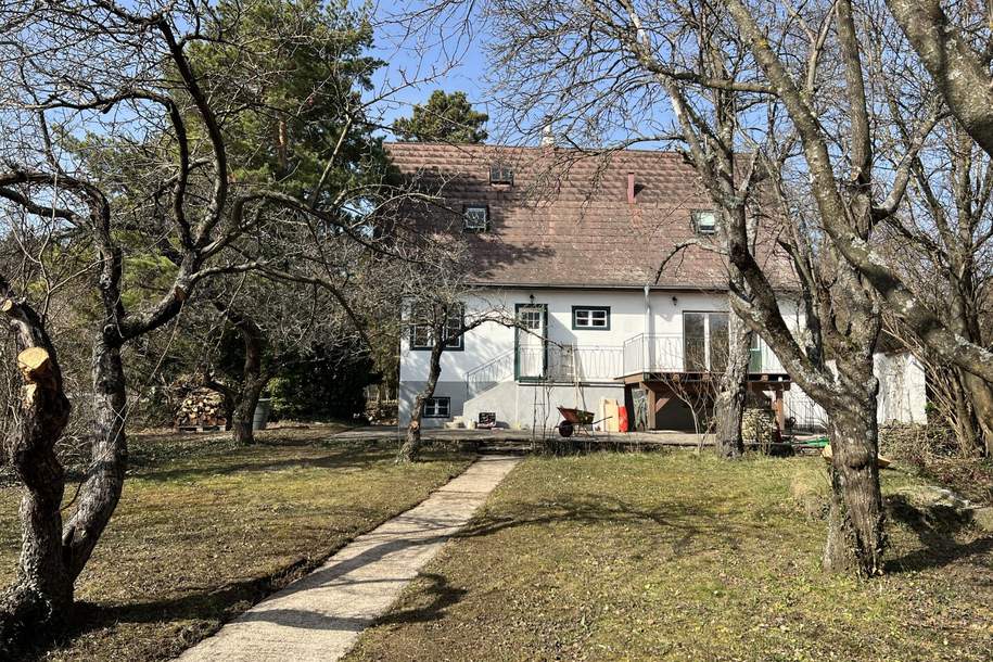 Historisches Holzhaus in TRAUMLAGE (saniert 2009) mit wunderschönem Garten und Blick auf die Burg Liechtenstein!, Haus-kauf, 1.299.000,€, 2344 Mödling