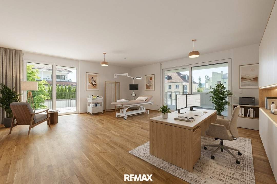 Moderne Praxisfläche nahe dem Wörthersee: Erstbezug, barrierefrei & mit XL-Terrasse