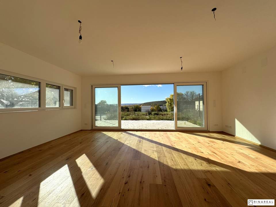 Moderne Doppelhaushälfte - ERSTBEZUG | 5 Zimmer | 38 m² Eigengarten | Weitblick | Rechte Steinzeile (Haus 2/1)