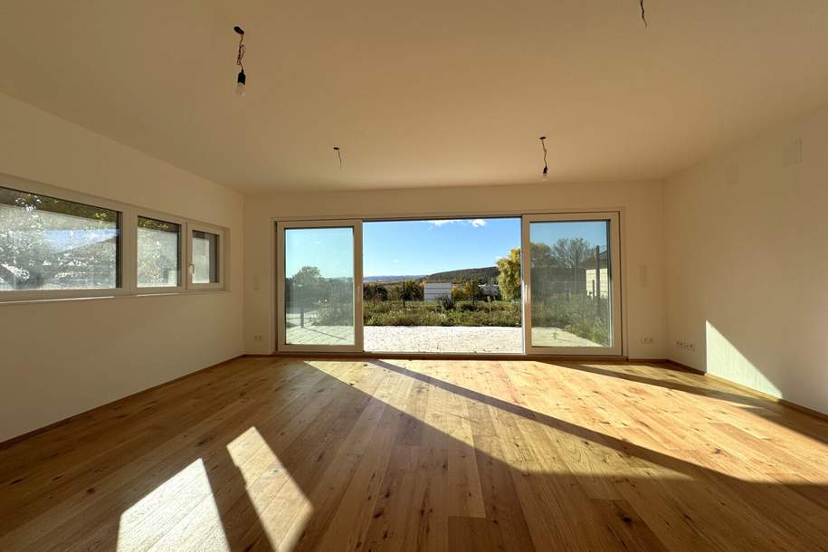 Moderne Doppelhaushälfte - ERSTBEZUG | 5 Zimmer | 38 m² Eigengarten | Weitblick | Rechte Steinzeile (Haus 2/1), Haus-miete, 1.685,00,€, 7051 Eisenstadt-Umgebung