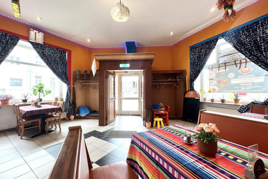 GASTRONOMIELOKAL in Döbling I mit 29m² Schanigarten I sehr großzügig I klimatisiert I großer Keller I hochfrequentierte Lage I Straßenbahnstation direkt gegenüber, Gewerbeobjekt-miete, 1190 Wien 19., Döbling