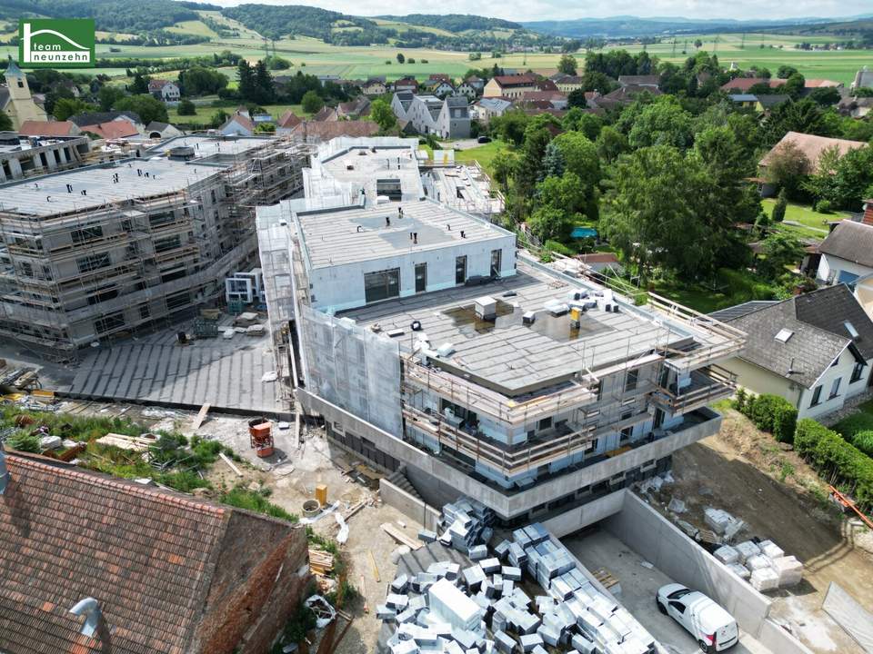 3-Zimmer-Vorsorgewohntraum! Modern, hochwertig und stilvoll! Seniorengerecht! FLORIANI – Quartier am Tullnerfeld - Ruhelage mit toller Anbildung