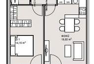 MARIA ENZERSODRF: ERSTBEZUG - Ruhige 2-Zimmer Wohnung mit Grünblick!!