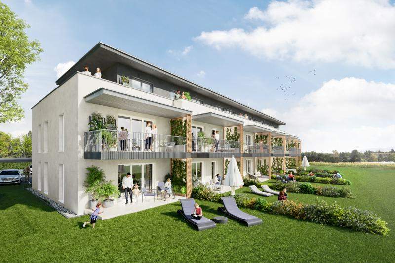 Erstbezug - Exklusive Eigentumswohnung (65m²) mit Terrasse und Garten in Fürstenfeld! Provisionsfrei!