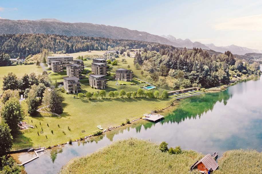 Valvora by Clofers – Luxusapartments mit Seeblick und privatem Seezugang zum schönen Pressegger See, Wohnung-kauf, 343.325,€, 9620 Hermagor
