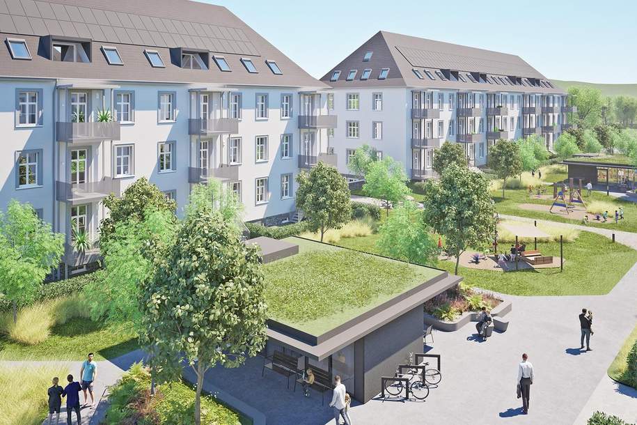 ERSTBEZUG - Helle 2-Zimmer-Wohnung mit Balkon &amp; Eigengarten - verfügbar ab Oktober 2026, Wohnung-miete, 949,00,€, 4020 Linz(Stadt)