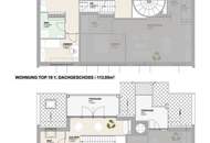 Penthouse über den Dächern Wiens – Maisonette mit Panoramablick in U-Bahn Nähe! Balkon und Terrasse!