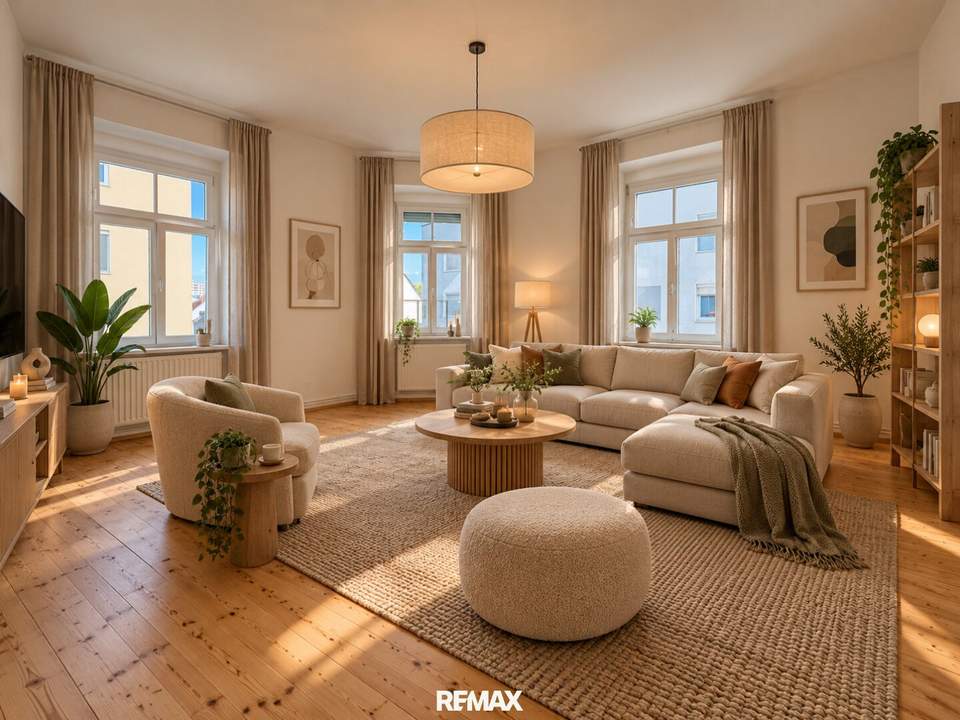 Helle Altbauwohnung mit hohen Räumen – frisch renoviert &amp; sofort beziehbar