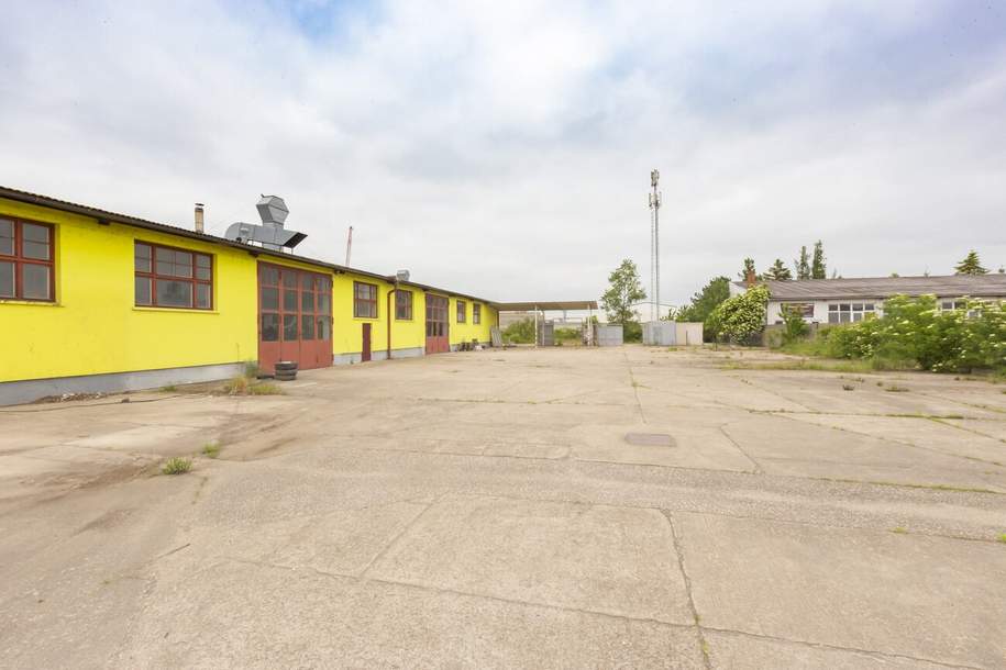 Kupferschmiedgasse - 5.919,00m2 großes Gewerbeobjekt mit Lagerhalle und Büro, Gewerbeobjekt-kauf, 1.800.000,€, 2102 Korneuburg