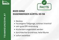 Moderne 2-Zimmer-Wohnung nahe dem Grazer Zentrum - Wohnen am Eggenberger Gürtel!