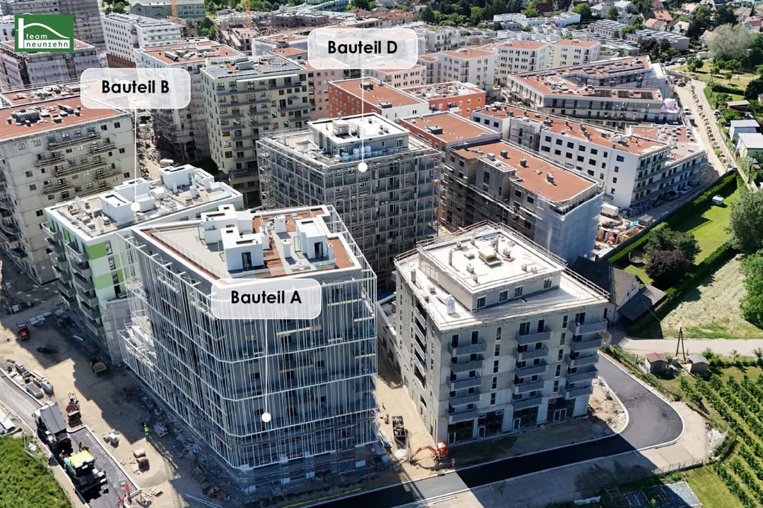 „An der Schanze“ – Erstbezug nahe Kagran U1 und Alte Donau - Fertigstellung Ende 2026!